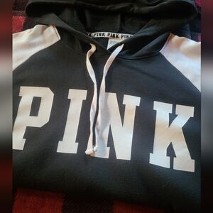 Victoria's Secret Pink Pullover Hoodie Size Large